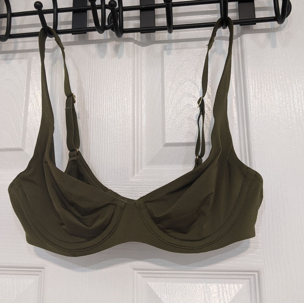 CUUP scoop bra, moss shade, 30A - Picture 4 of 8